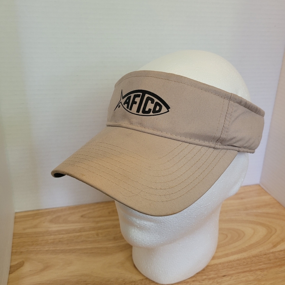 AFTCO Tan Athletic Visor Hat